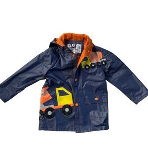 Wippette Kids Construction Rain Jacket 4T